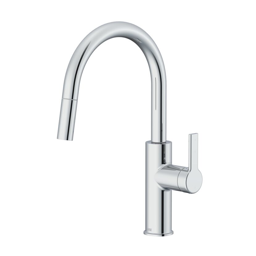Chromfarbene Spültischarmatur von Lenz