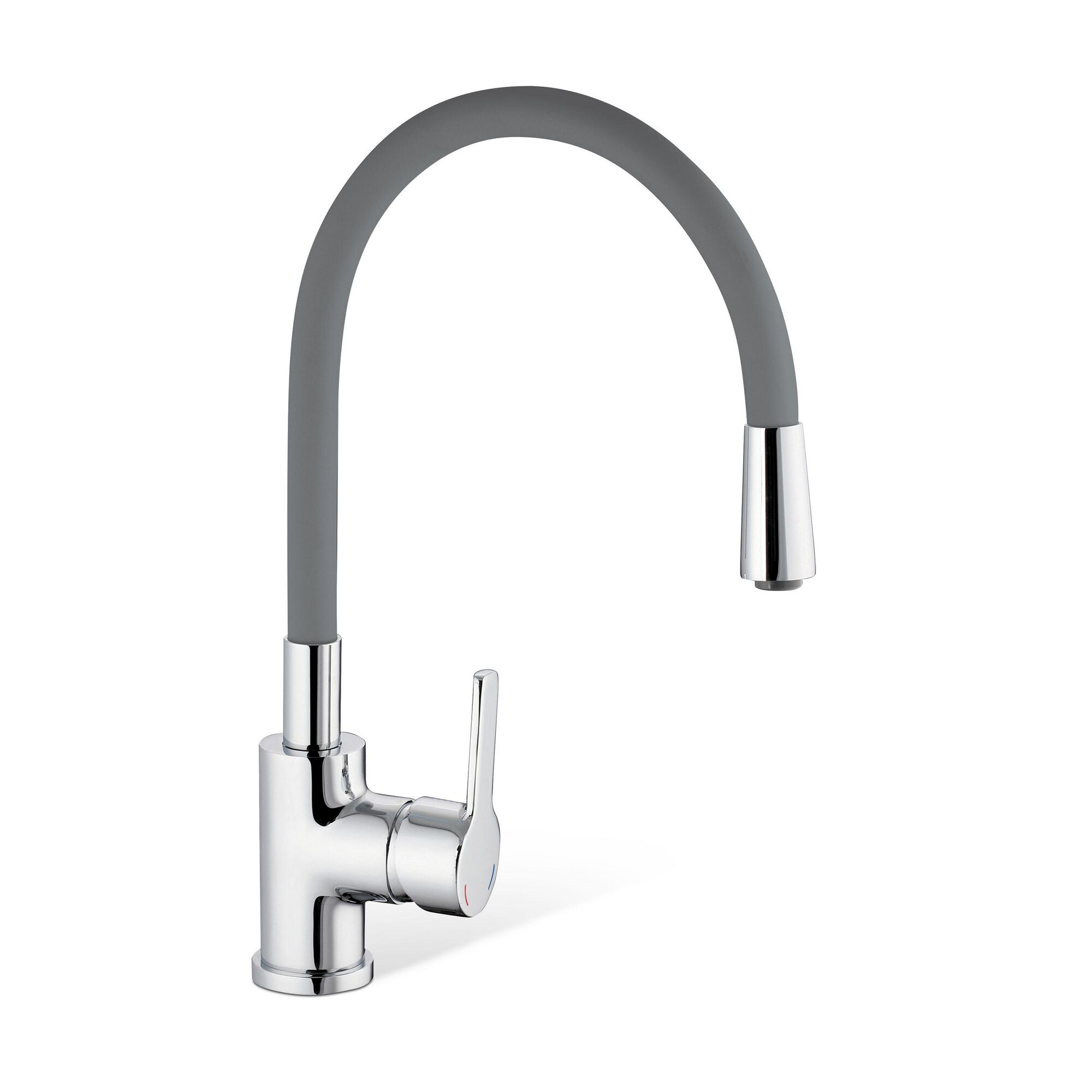 Graue Küchenarmatur Flexo