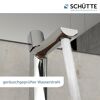 Schütte Waschtischarmatur New York Chrom mit Wasserstrahl