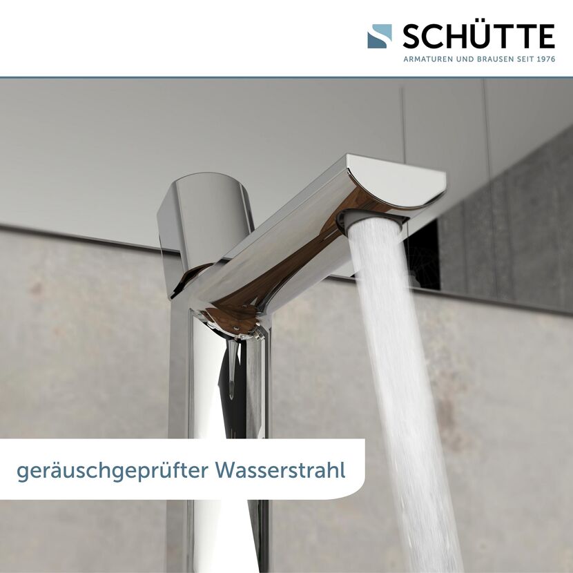 Schütte Waschtischarmatur New York Chrom mit Wasserstrahl