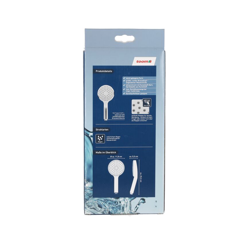 Handbrause Mokau von toom in der Verpackung