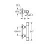 Thermostat-Duscharmatur 'Precision Flow' chromfarben