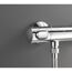 Thermostat-Duscharmatur 'Precision Flow' chromfarben