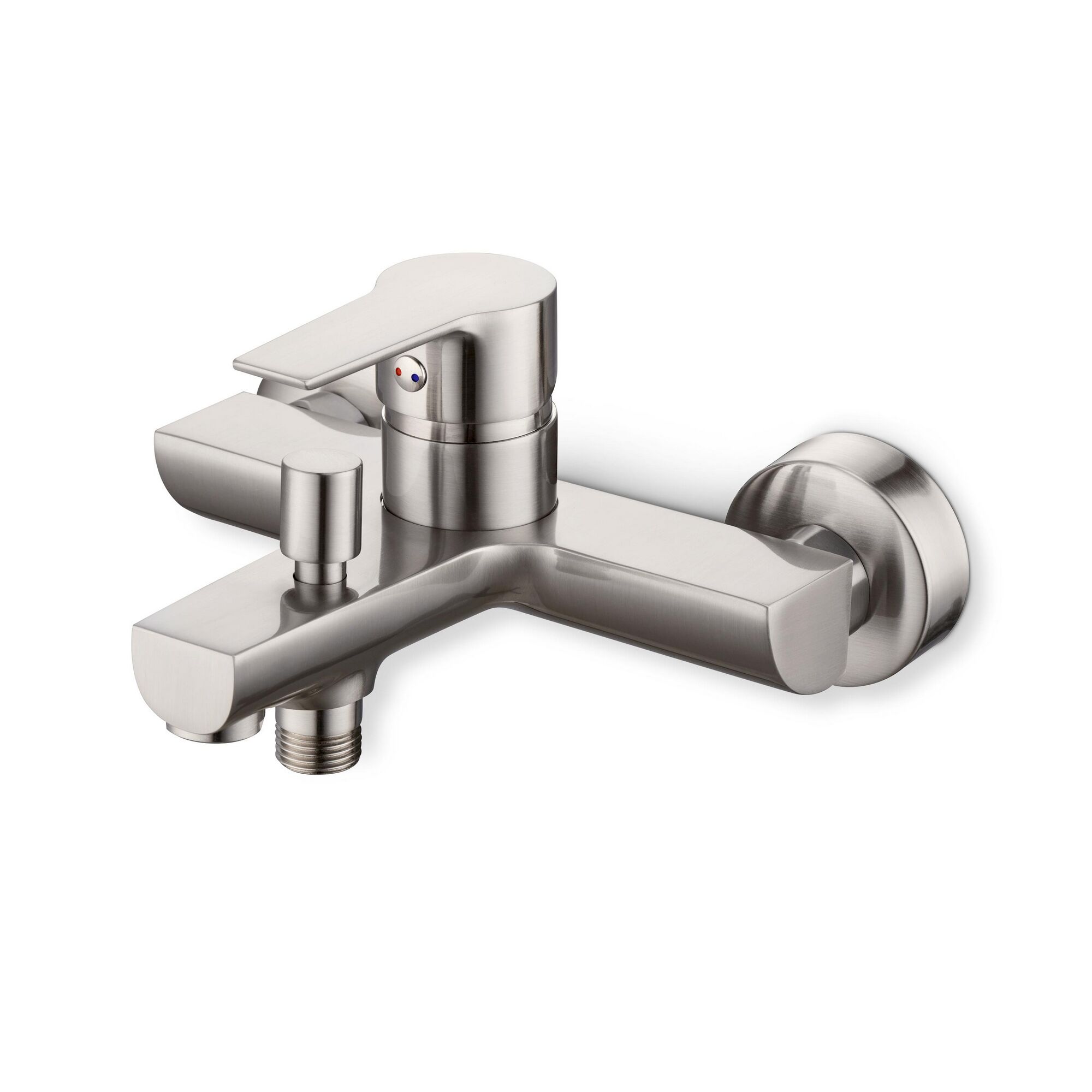 Badewannenarmatur Nickel glänzend