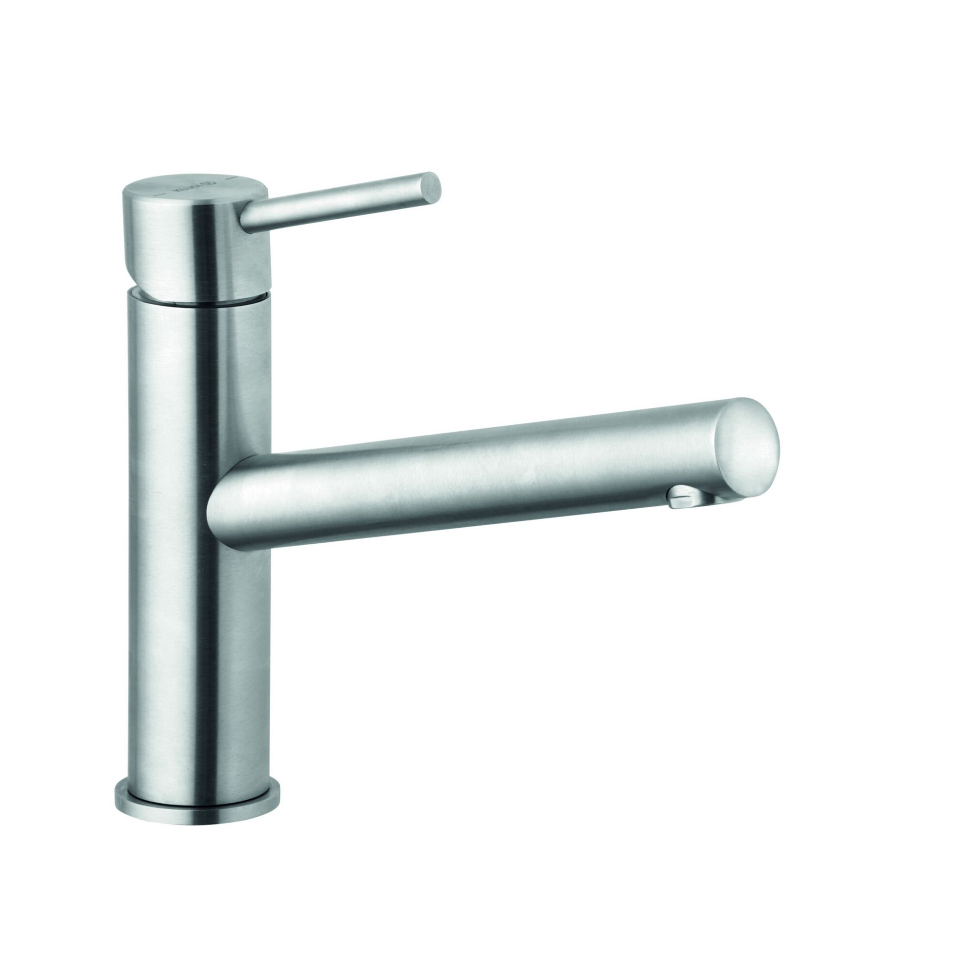 Einhandmischer Steel aus Edelstahl.