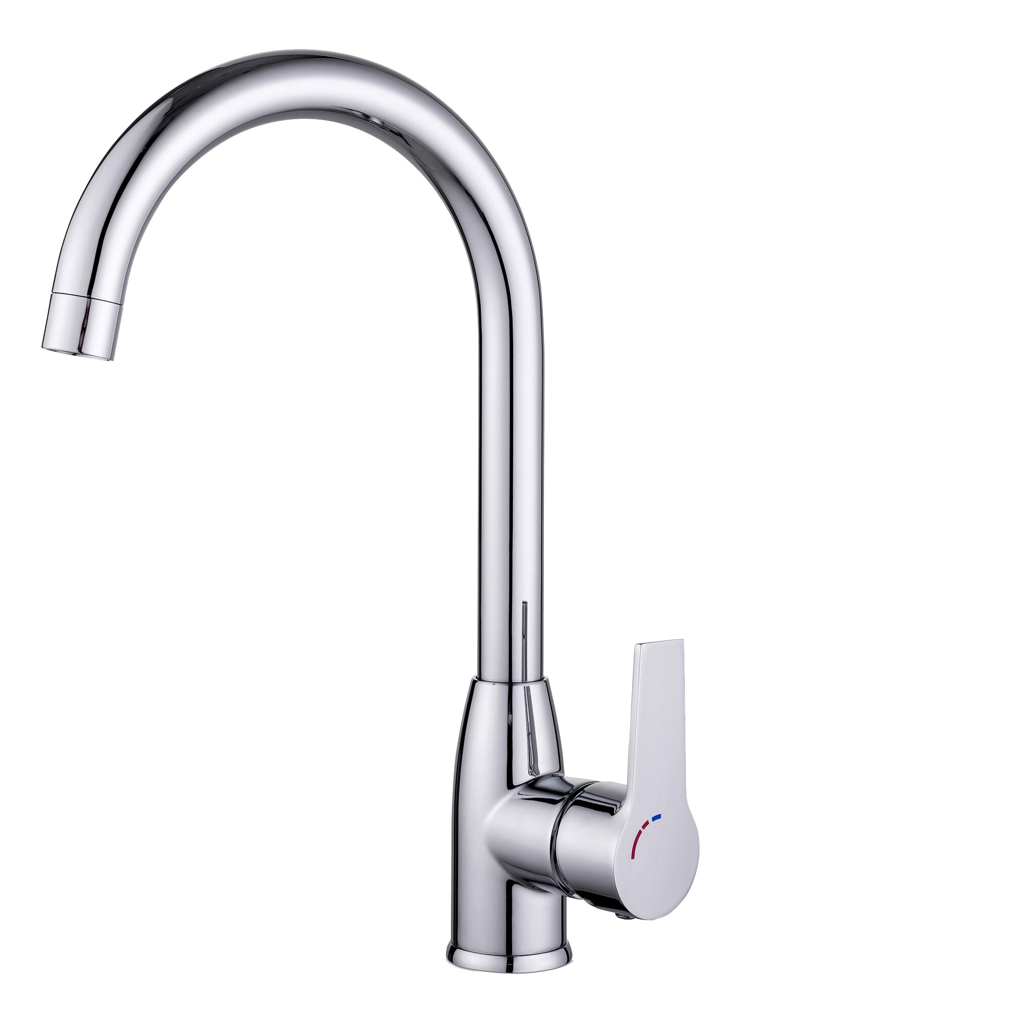 Chromfarbene Spültischarmatur