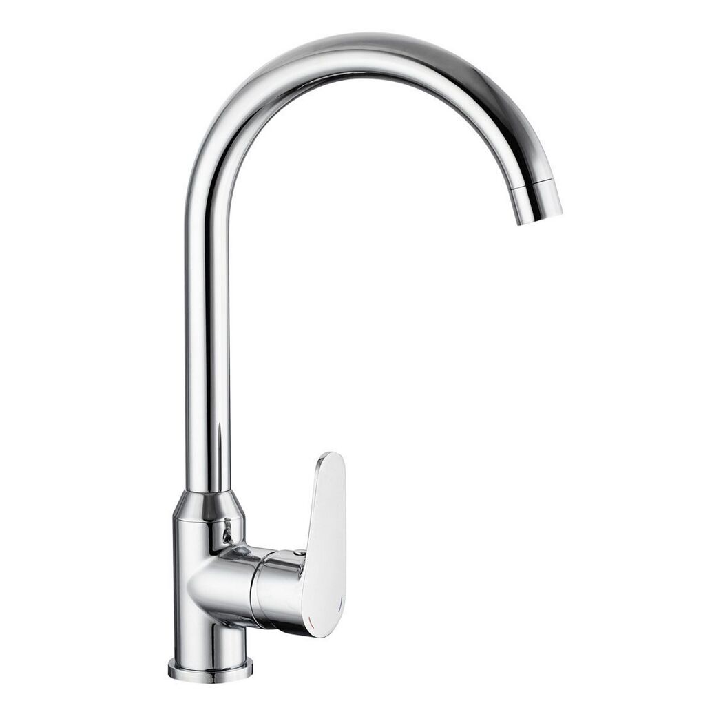 Chrom glänzende Spültischarmatur Turin