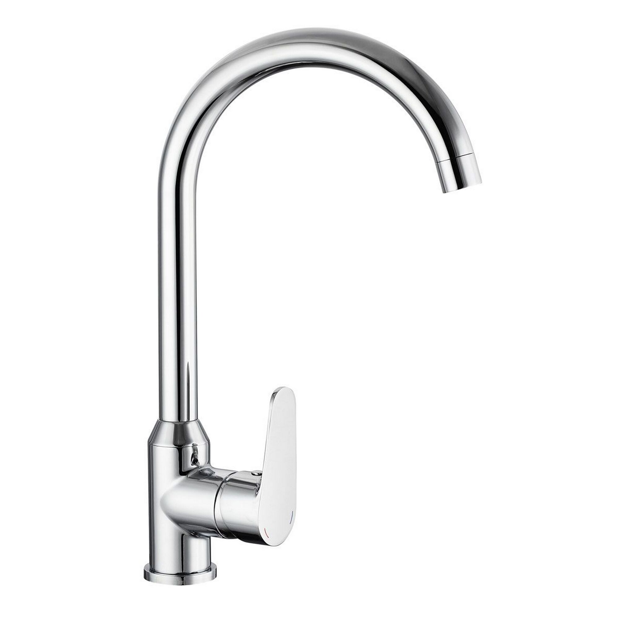 Chrom glänzende Spültischarmatur Turin