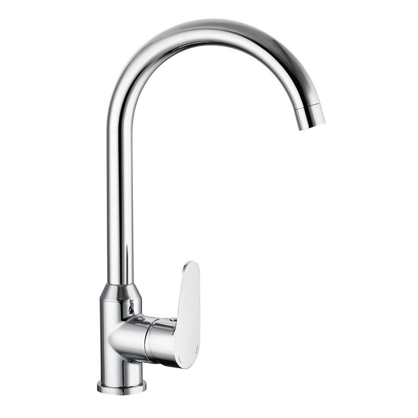 Chrom glänzende Spültischarmatur Turin