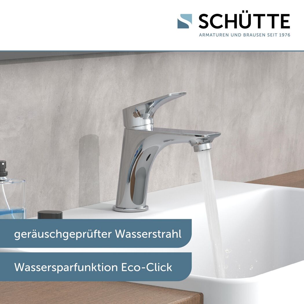 Chromarmatur Boston WT mit Wasserstrahl