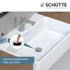 Waschbecken mit Pop-up Ventil.