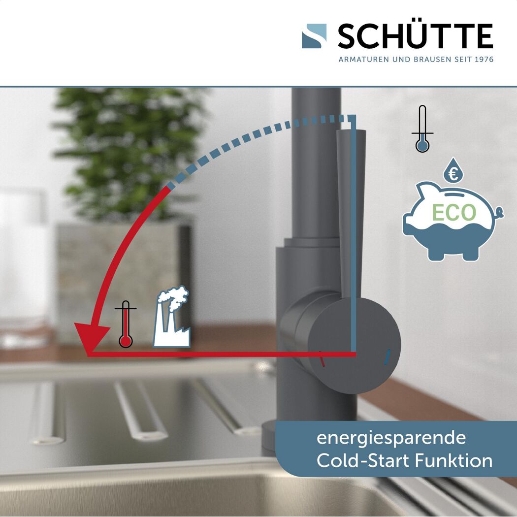 Schütte Armatur mit Cold-Start Funktion