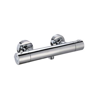 Thermostat-Duscharmatur chromfarben 30 x 10 cm