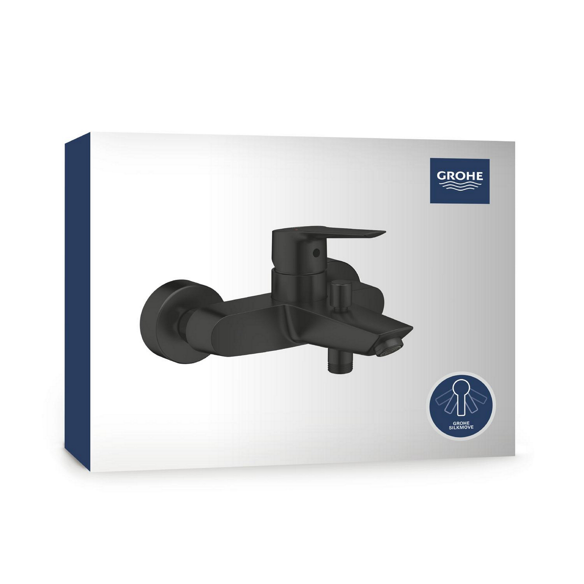 Badewannenarmatur Grohe 'Start' mattschwarz