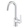 Chrom Waschtischarmatur mit Hebel
