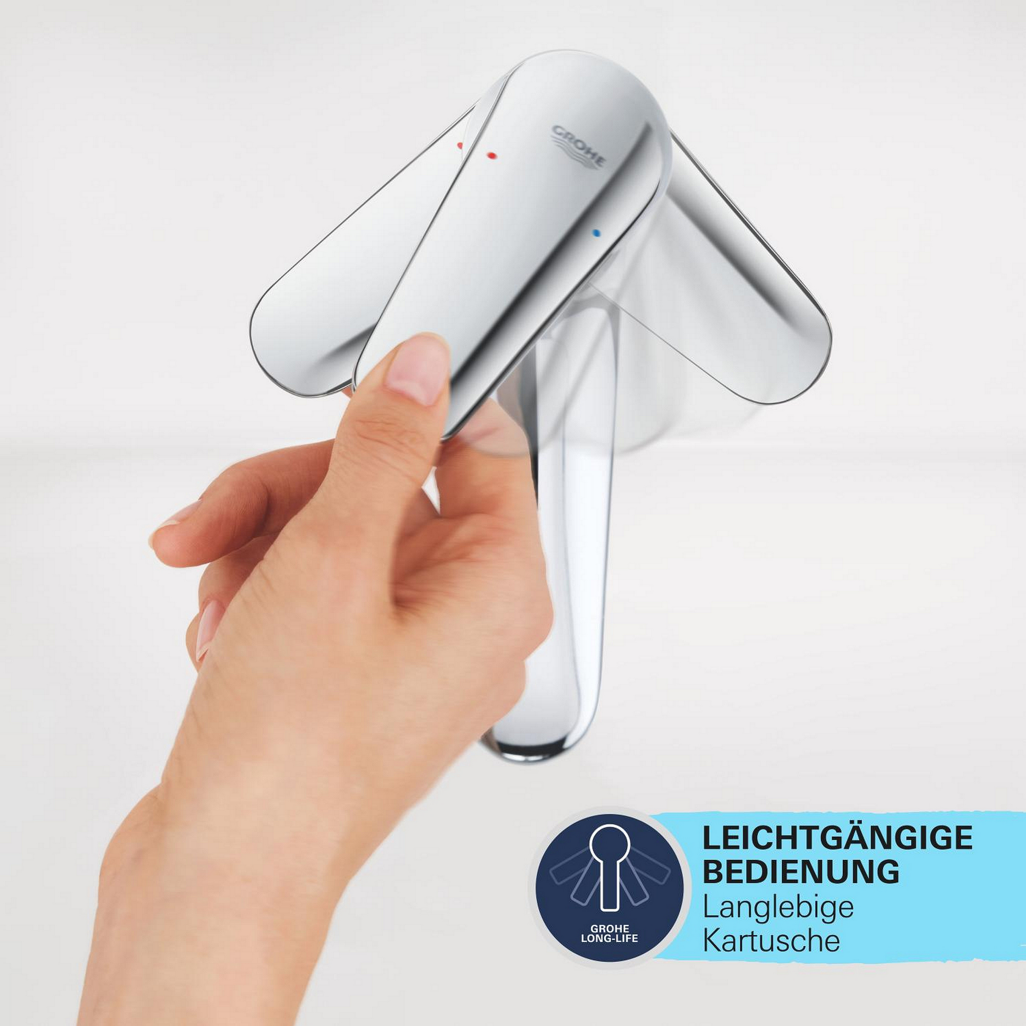 Waschtischarmatur 'Start Edge S' chromfarben