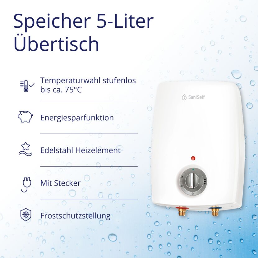 SaniSelf Kleinspeicher OS-5 Basis, 5 Liter