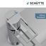 Manhattan Waschtischarmatur, chrom, offener Metallgriff