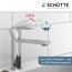 Waschtischarmatur chrom mit Eco-Click Funktion