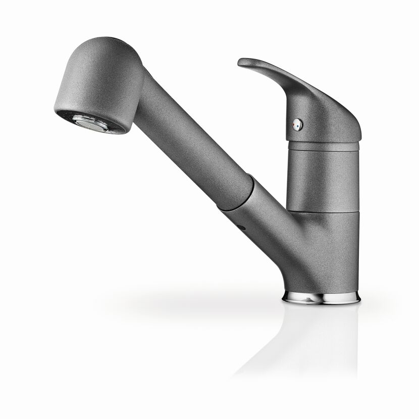 Graue Küchenarmatur FESTIVO IRON GREY