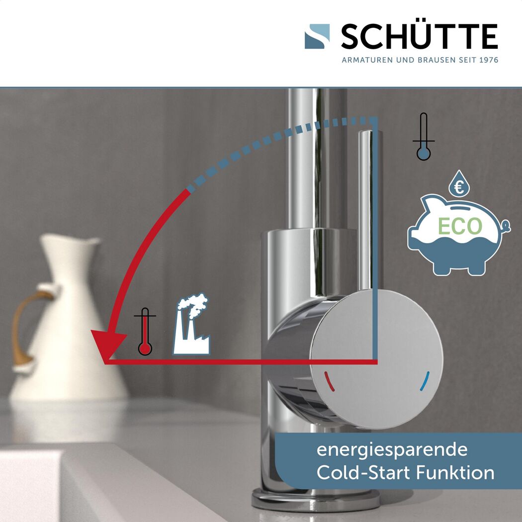 Schütte Vital Sensor Spültischarmatur mit Cold-Start Funktion