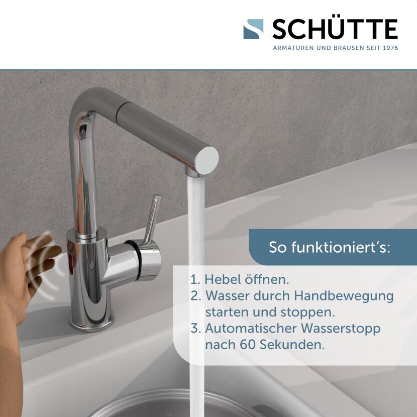 Schütte Vital Sensor Spültischarmatur mit Sensorsteuerung