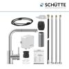 Schütte Sensor Spültischarmatur mit herausziehbarem Auslauf und Zubehör