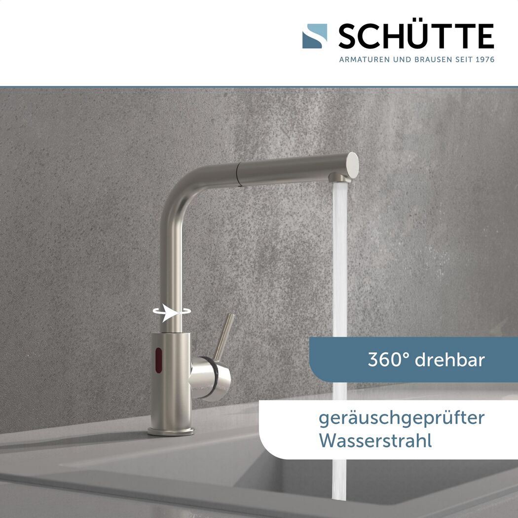 Schütte Küchenarmatur mit Wasserstrahl