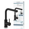 Schwarze Sensor-Spültischarmatur von Schütte