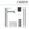Waschtischarmatur mit Hebel