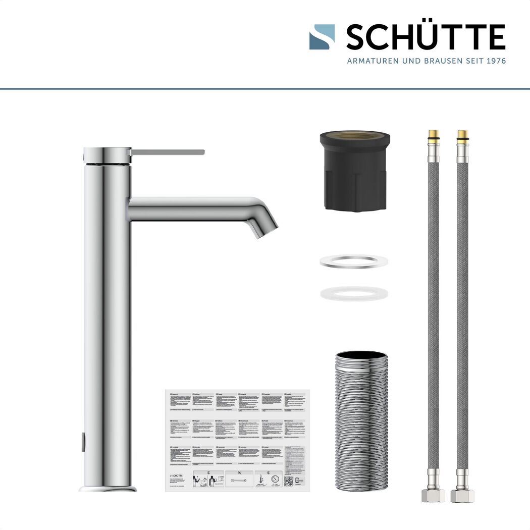 Waschtischarmatur mit Hebel
