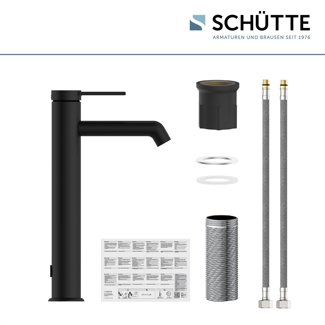 Waschtischarmatur 'Los Angeles' schwarz matt