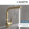 Goldene Küchenarmatur, Wasserstrahl, 360° drehbar