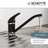 Spültischarmatur 'Donau' mattschwarz