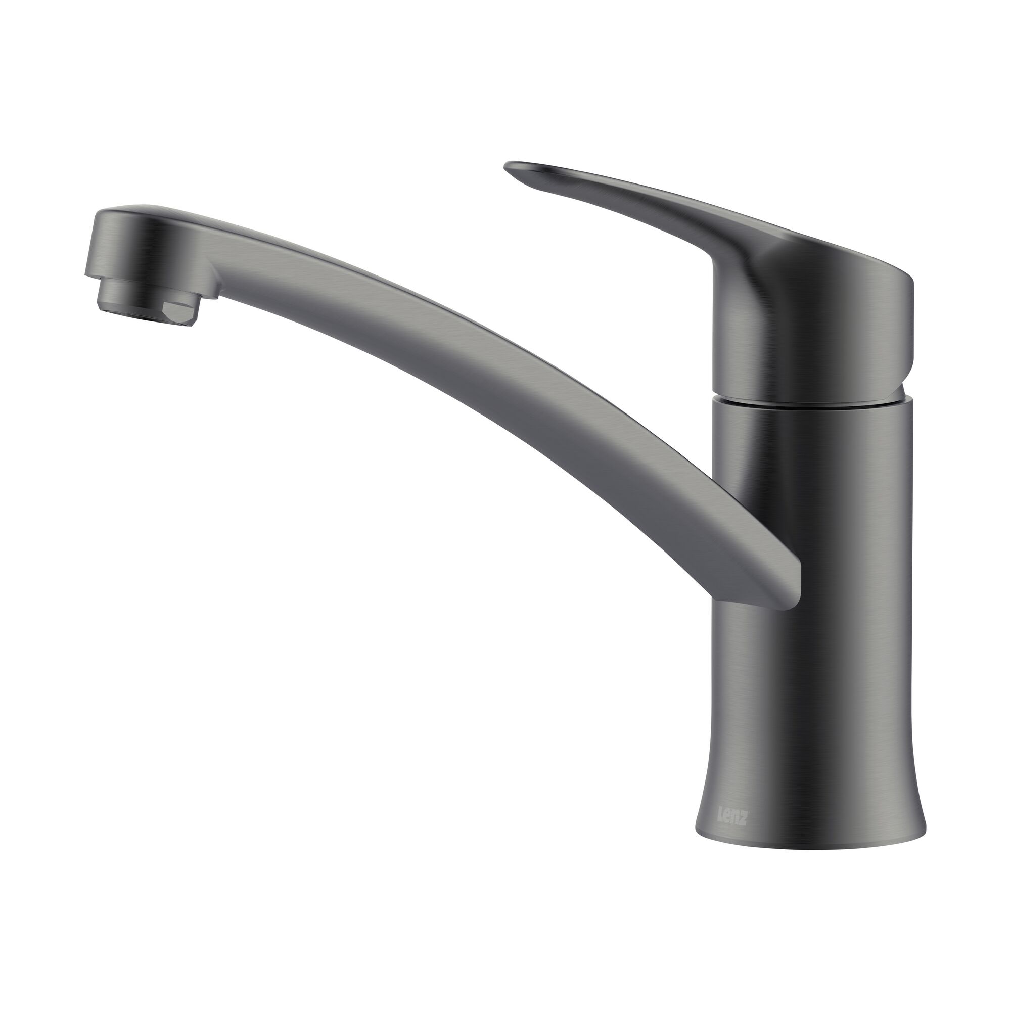 Graue Küchenarmatur