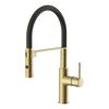 Küchenarmatur 'Nalu' goldfarben mit Pendelbrause
