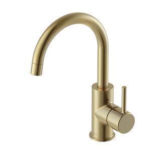 Waschtischarmatur 'Moana' matt gold schwenkbar