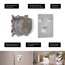 Verkleinertes Bild von Duschthermostat 'Aquatronic' Unterputz hochglanzverchromt 2 Ausgänge