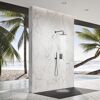 Moderne Dusche mit Regendusche