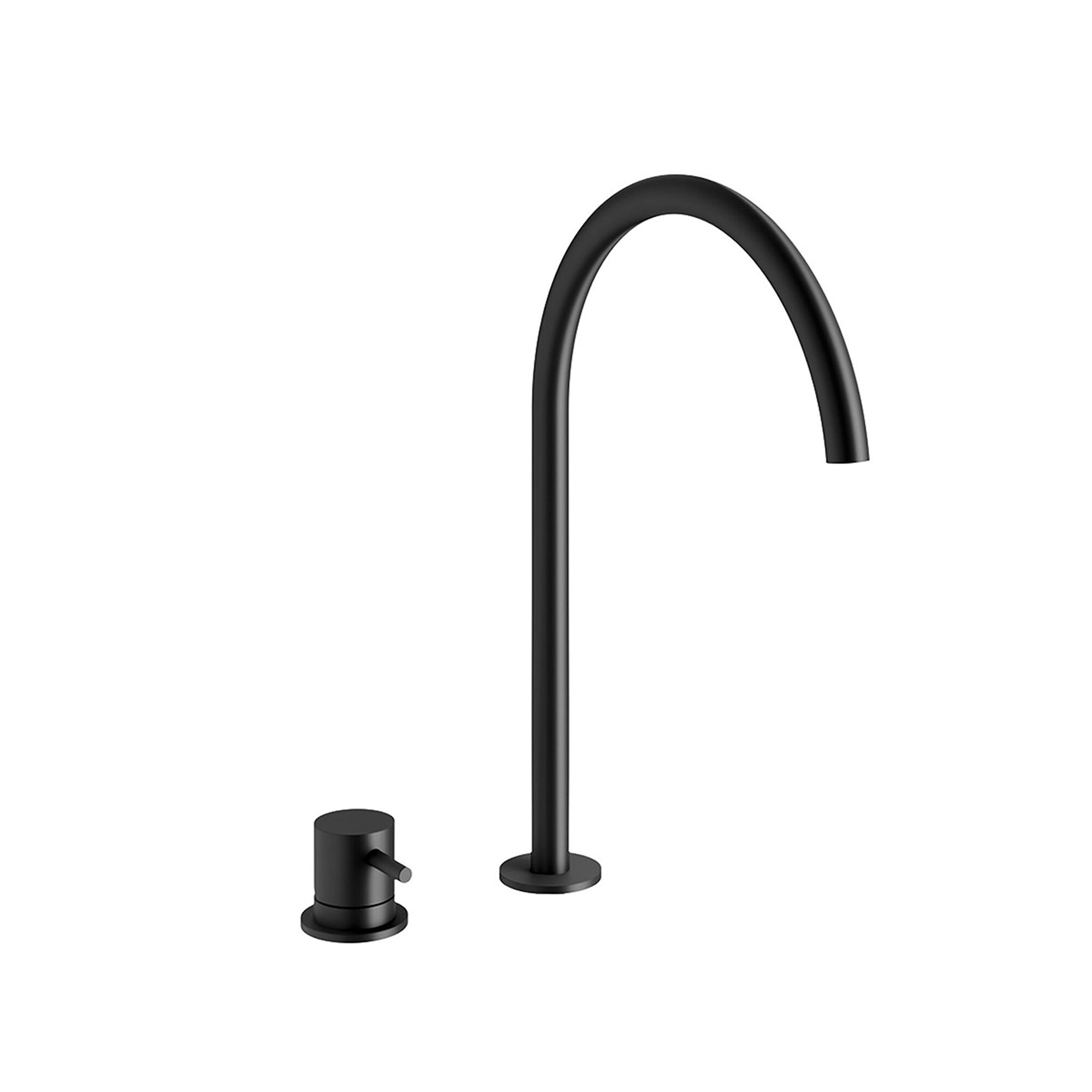 Schwarzer Wasserhahn