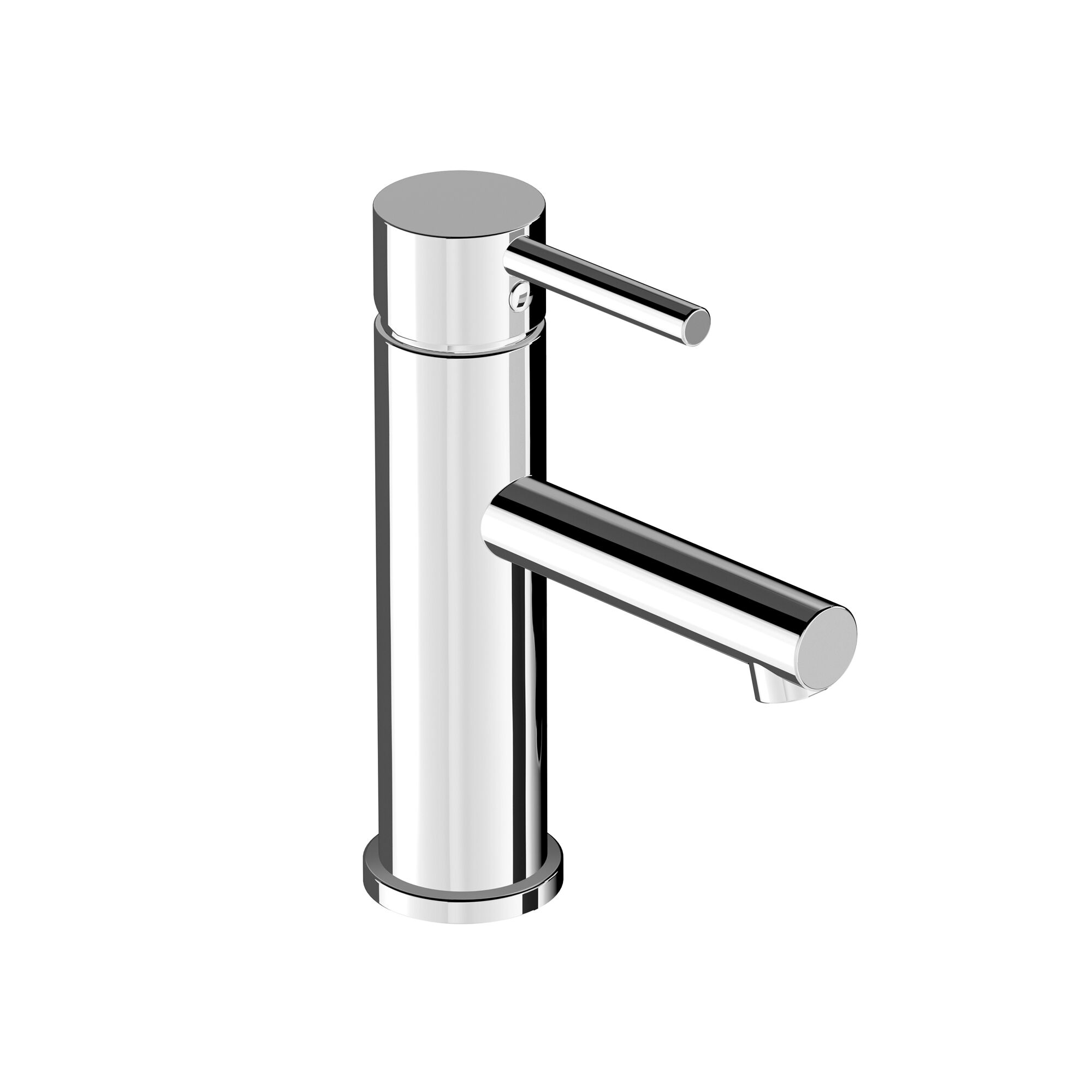 Chrom-Waschbeckenarmatur