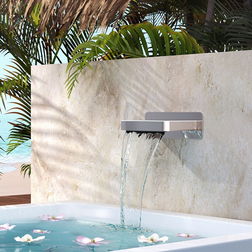 Wasserfall Badewanne