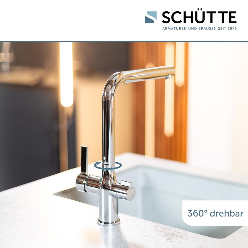 Schütt Armatur 360 Grad drehbar