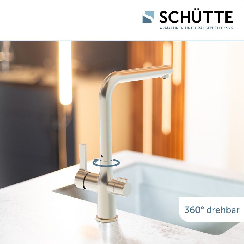 Schütt Armatur AquastarPro drehbar