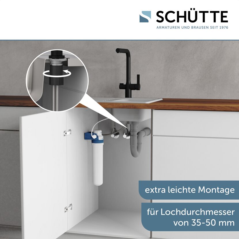 Einbau einer Küchenarmatur