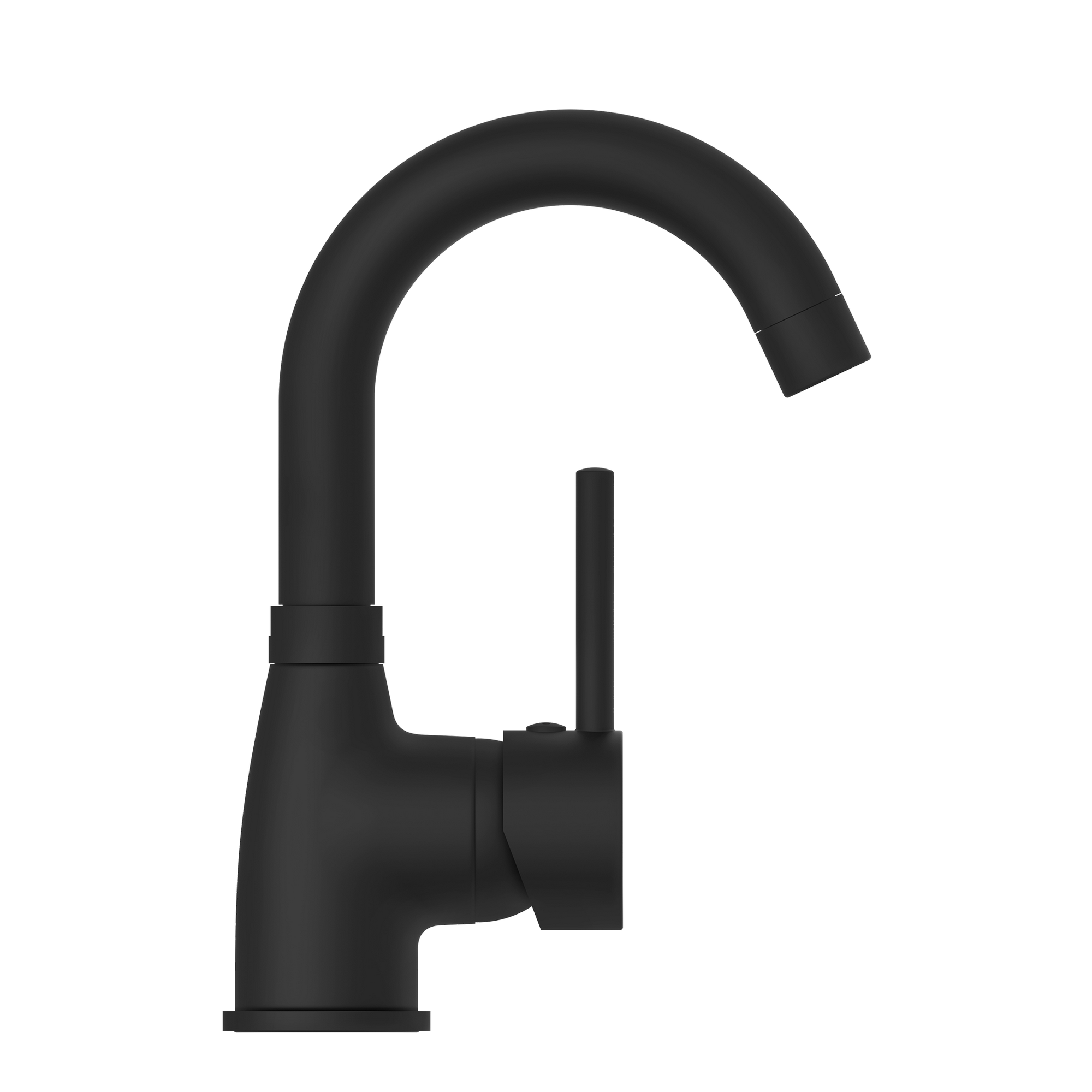 Waschtischarmatur 'Futura' schwarz matt, Cold-Start-Funktion