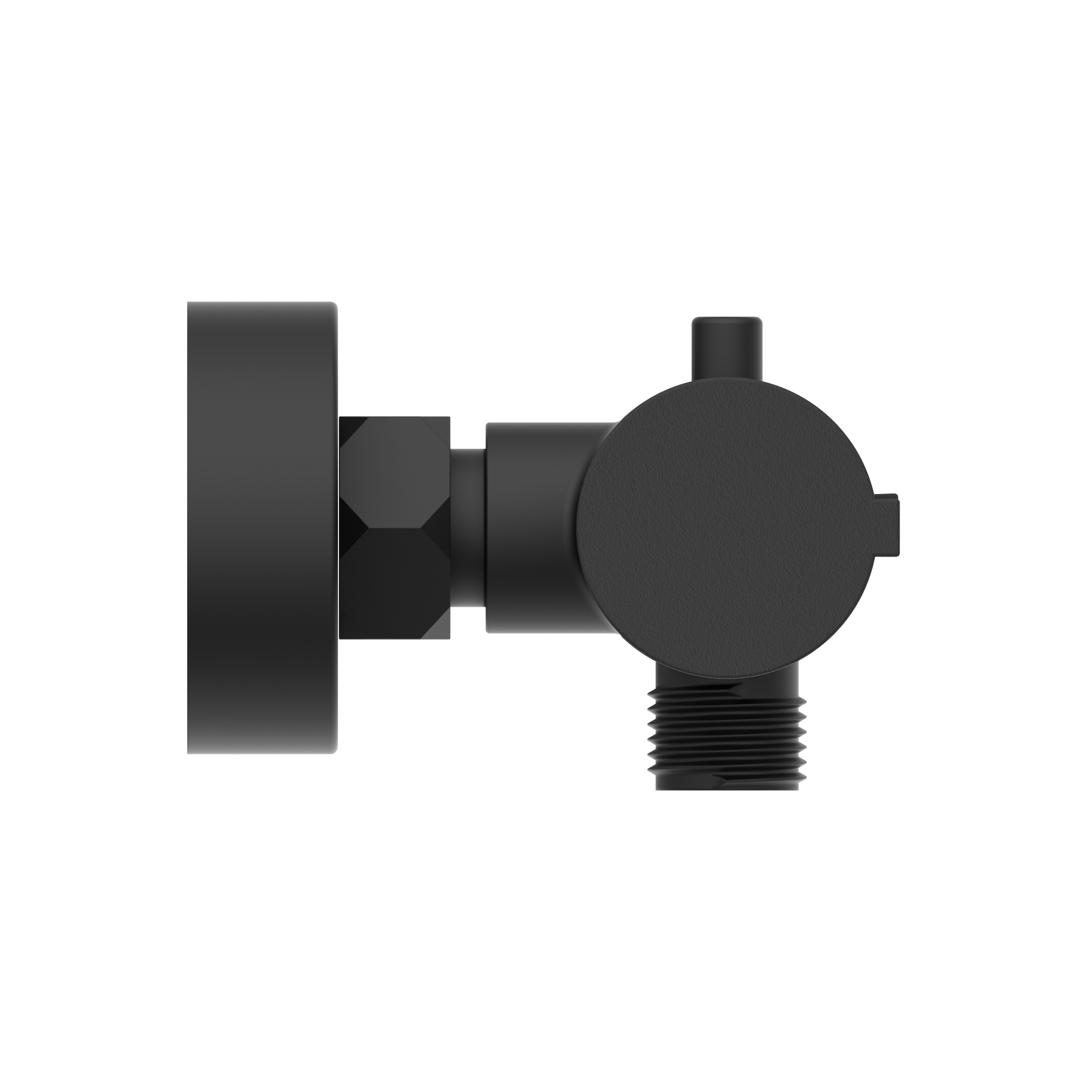 Thermostat-Duscharmatur 'Claudio' schwarz matt, Eco-Stopp-Funktion
