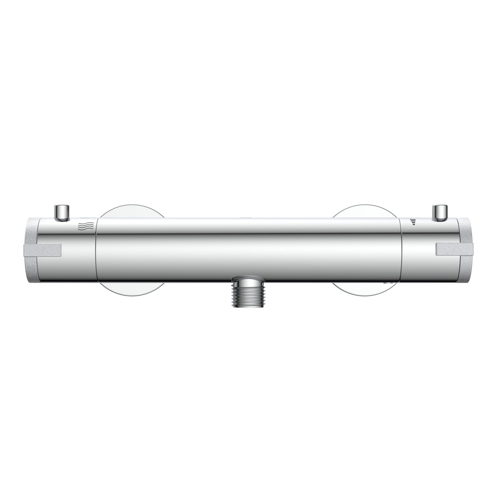 Thermostat-Duscharmatur 'Claudio' verchromt, Eco-Stopp-Funktion