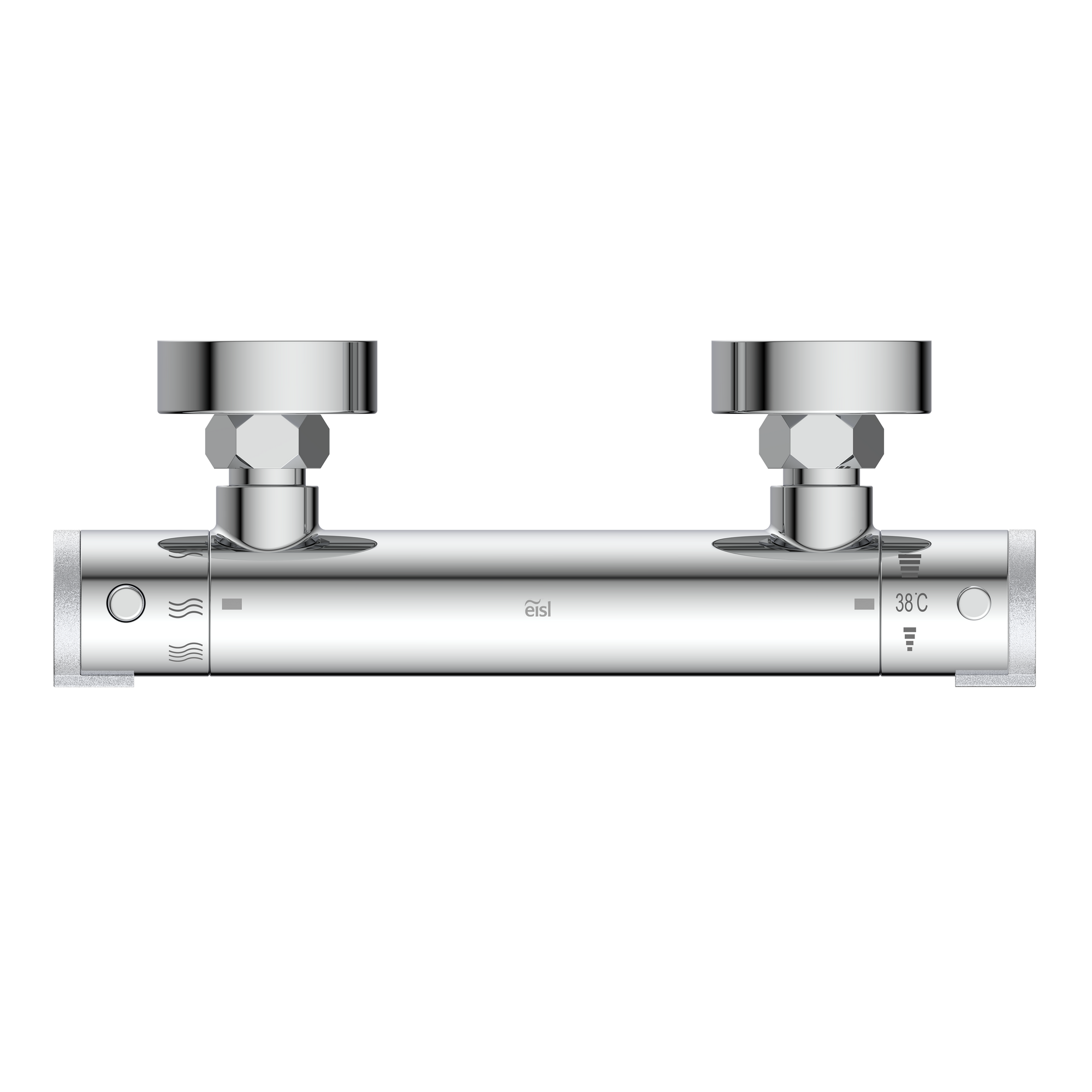 Thermostat-Duscharmatur 'Claudio' verchromt, Eco-Stopp-Funktion