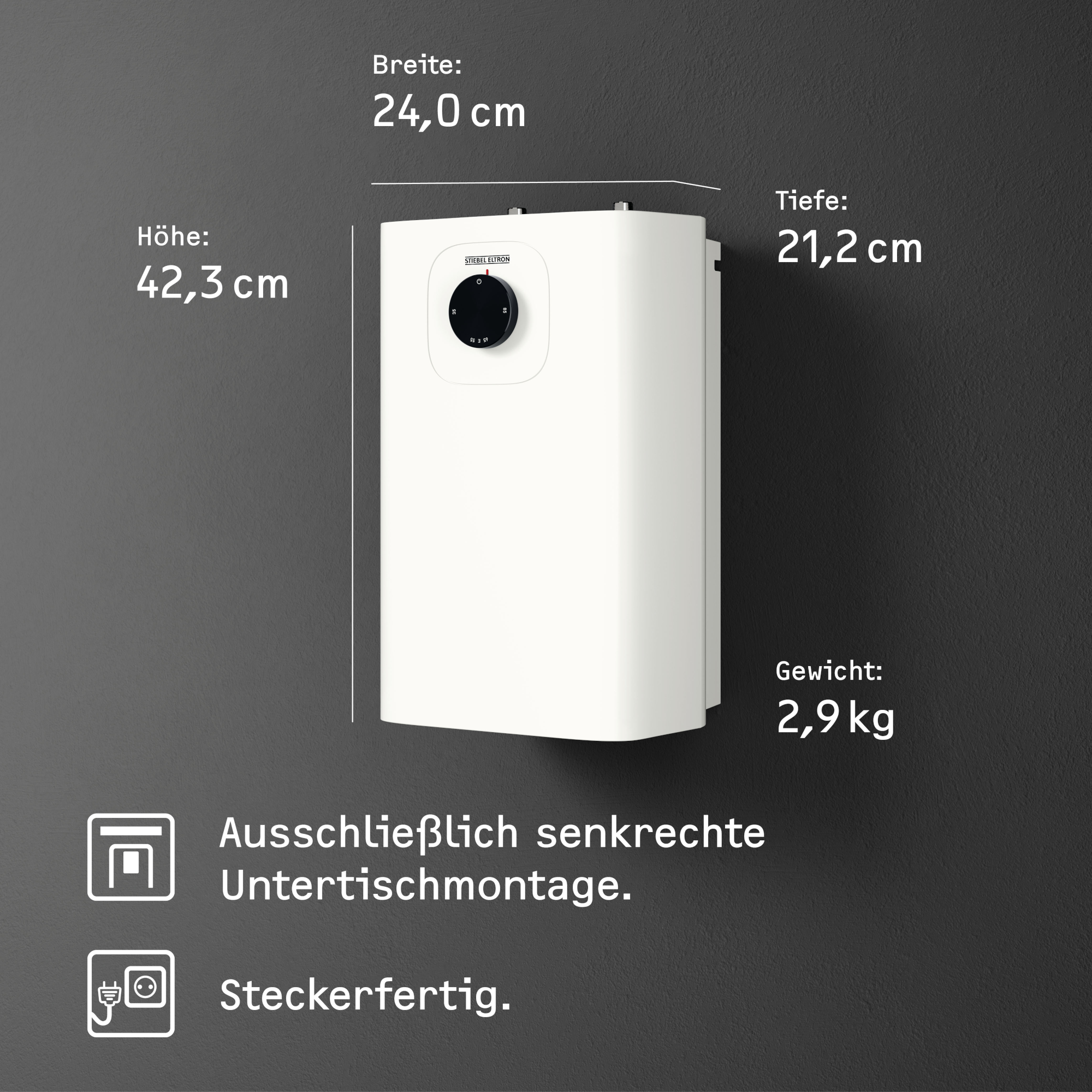 Warmwasserspeicher 'SNU 5 Plus' 2 kW